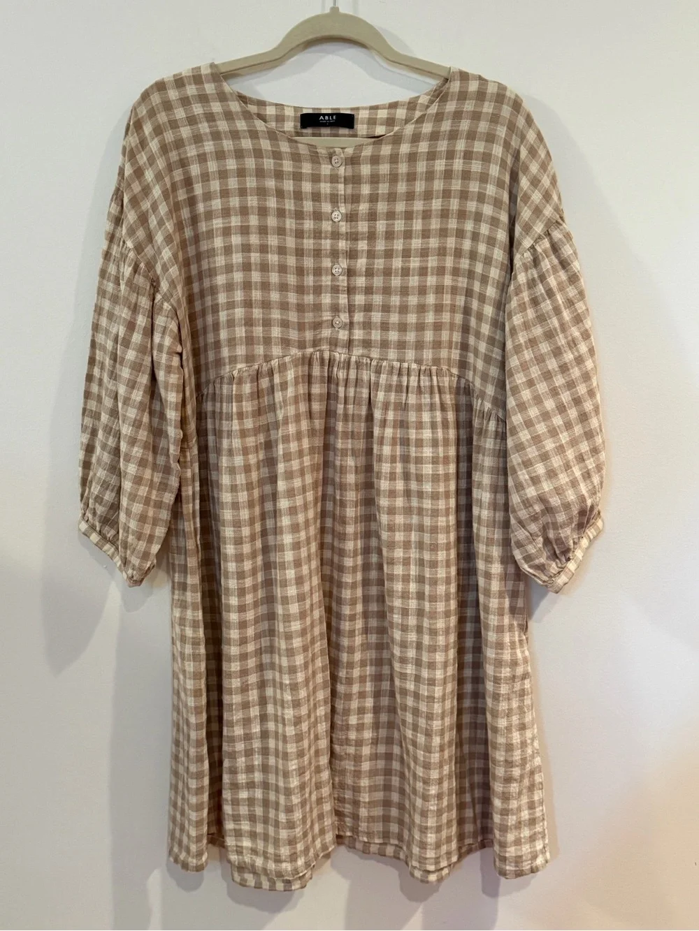 ABLE Nico Swing Dress 100% Cotton Large - Picture 1 of 9